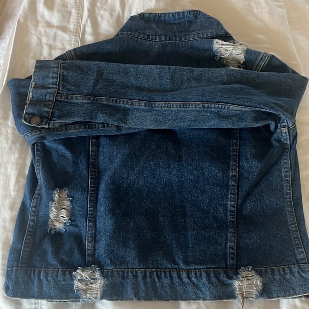 Distressed Denim Jacket - Picture 4 of 4